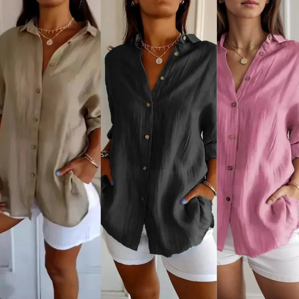 Camisas Ibiza em Linho de Algodão
