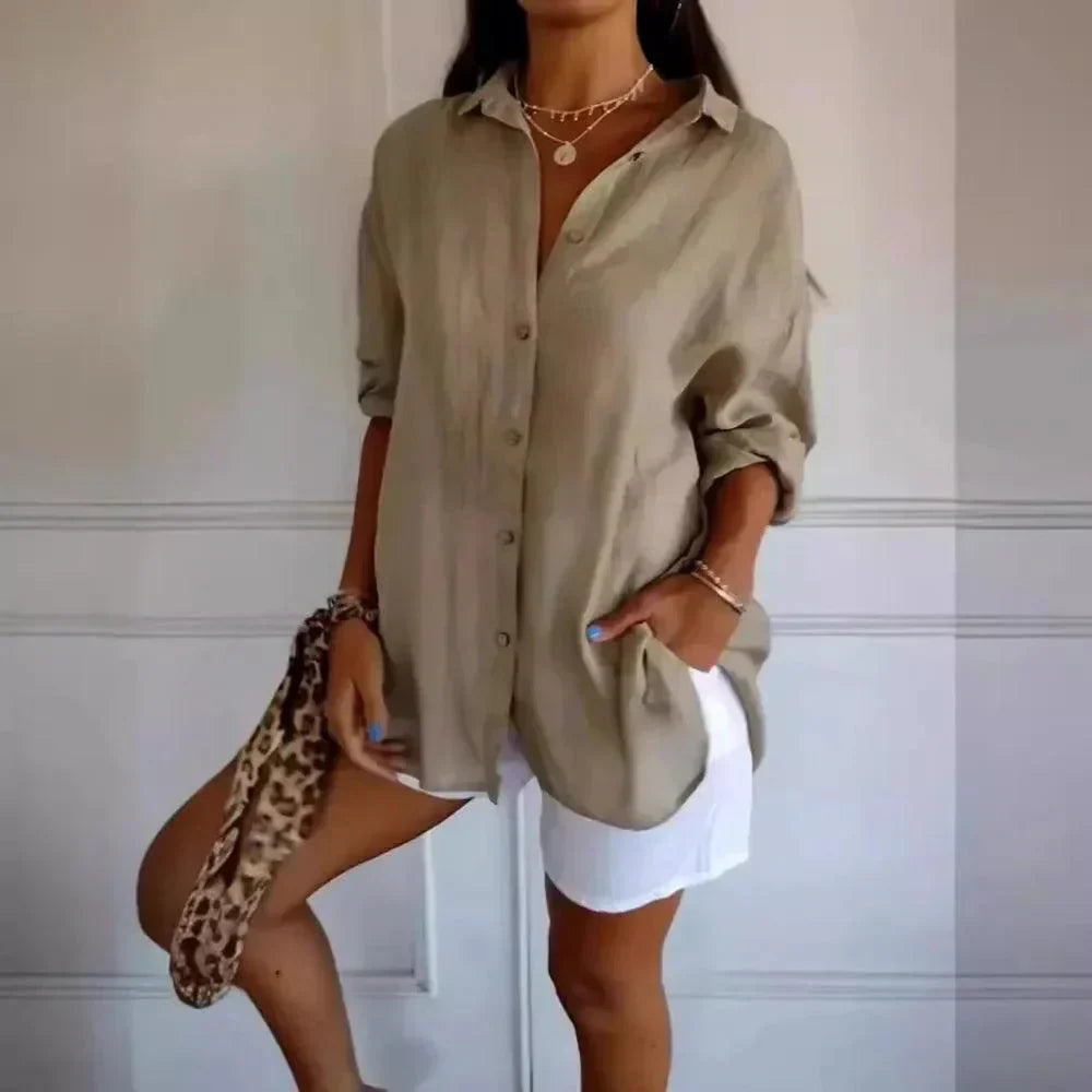 Camisas Ibiza em Linho de Algodão